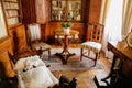 Castle interior. Children`s room. Milotice castle, South Moravia, Czech Republic