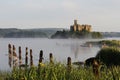 Castle island on lough key lake, roscommon, ireland Royalty Free Stock Photo