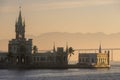 Castle in the Island in Rio de Janeiro Royalty Free Stock Photo