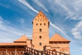 The castle on the island. Trakai Royalty Free Stock Photo