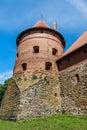 The castle on the island. Trakai Royalty Free Stock Photo