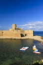 Castle in Isola di Capo Rizzuto, Province of Crotone, Calabria, Italy Royalty Free Stock Photo