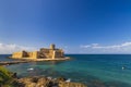 Castle in Isola di Capo Rizzuto, Province of Crotone, Calabria, Italy Royalty Free Stock Photo