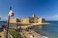 Castle in Isola di Capo Rizzuto, Province of Crotone, Calabria, Italy Royalty Free Stock Photo