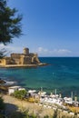 Castle in Isola di Capo Rizzuto, Province of Crotone, Calabria, Italy Royalty Free Stock Photo