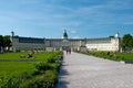 The castle of Karlsruhe in spring