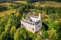 Castle in Karpniki near the Krzyzna Mountain in Lower Silesia, Poland