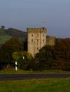 Castle Kasselburg near Gerolstein, Germany in autumn