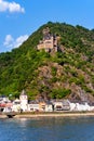 Castle Katz, Cat Castle, St. Goarshausen, Rhineland-Palatinate, Germany, Europe