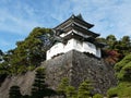 Castle keep at Imperial Palace in Tokyo Japan