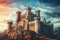 Castle keep Medieval fantasy Photo Royalty Free Stock Photo