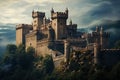 Castle keep Medieval fantasy Photo Royalty Free Stock Photo