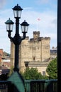 Castle Keep from the Tyne Bridge Royalty Free Stock Photo