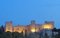 Castle of the Knights at Rhodes island, Greece Royalty Free Stock Photo