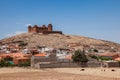 The Castillo de la Calahorra is on a hill, cerro Amesetado, 1240 m above sea level in the flanks of the mighty Sierra Nevada.