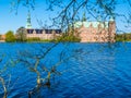 Castle Lake, Frederiksborg Slot, Hillerod, Denmark Royalty Free Stock Photo