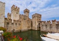 Castle on Lake Garda in Sirmione Italy Royalty Free Stock Photo