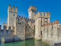 Castle on Lake Garda in Sirmione Italy Royalty Free Stock Photo