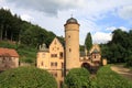 Castle on a lake Mespelbrunn Germany Royalty Free Stock Photo
