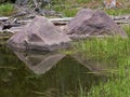Castle Lake Pond Reflection Royalty Free Stock Photo