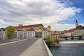 Castle Lamberg and old town Steyr