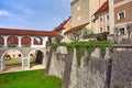 Castle Lamberg walls detail, Steyr, Upper Austria Royalty Free Stock Photo
