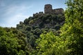 Castle of Lanos in Ocio village, Alava, Spain Royalty Free Stock Photo