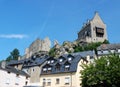 Luxembourg - Castle Larochette - ruins with blue sky