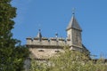 Castle Lichtenstein - Auxiliary building with tower Royalty Free Stock Photo