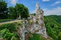 Castle Lichtenstein, Germany. Romantic castle Lichtenstein in Swabia by Stuttgart Royalty Free Stock Photo
