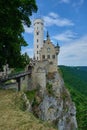 Castle Lichtenstein, Germany. Romantic castle Lichtenstein in Swabia by Stuttgart Royalty Free Stock Photo