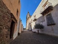 The castle of Lipari, Aeolian islands, Sicily, Italy Royalty Free Stock Photo