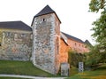 Castle in Ljubljana. Evening. Slovenija Royalty Free Stock Photo