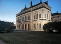 Castle located in the grosser garten - Dresden & x28;Germany& x29; in its beautiful evening Royalty Free Stock Photo