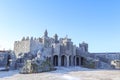 Mini castle made of stone Royalty Free Stock Photo