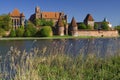 The castle Malbork Royalty Free Stock Photo