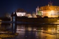 Castle of Malbork at night