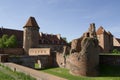 Castle in malbork poland Royalty Free Stock Photo