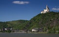 Castle Marksburg at Braubach Royalty Free Stock Photo