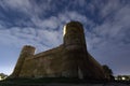 Castle of the Masovian Dukes at night in Ciechanow Poland Royalty Free Stock Photo