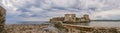 The Castle of Methoni is a medieval fortification in the port town of Methoni, Messenia, in southwestern Greece. Royalty Free Stock Photo