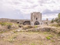 The Castle of Methoni is a medieval fortification in the port town of Methoni, Messenia, in southwestern Greece. Royalty Free Stock Photo