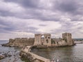 The Castle of Methoni is a medieval fortification in the port town of Methoni, Messenia, in southwestern Greece. Royalty Free Stock Photo