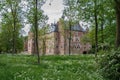 A castle in the the middle of the Netherlands. Royalty Free Stock Photo