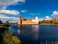 Castle Mir complex historical Belarus Royalty Free Stock Photo