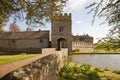 Castle moated Royalty Free Stock Photo