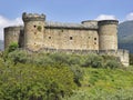 Castle Mombeltran, mountain range of Gredos, Spain Royalty Free Stock Photo