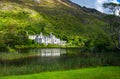 Castle and Monastery Kylemore Abbey in Ireland Royalty Free Stock Photo