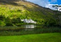 Castle and Monastery Kylemore Abbey in Ireland Royalty Free Stock Photo