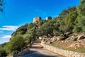Castle of the Monfrague National Park, Caceres in Extremadura Spain Royalty Free Stock Photo